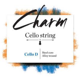 Charm cello snaar D-2